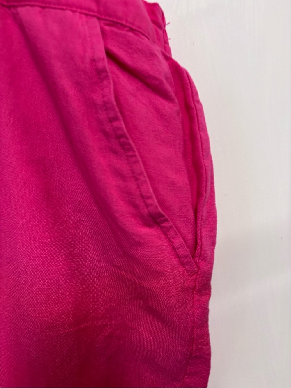 Ruby Rd. Hot Pink Wide Leg Pull-On Capris - Picture 4 of 6
